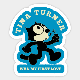 tina turner my first love Sticker